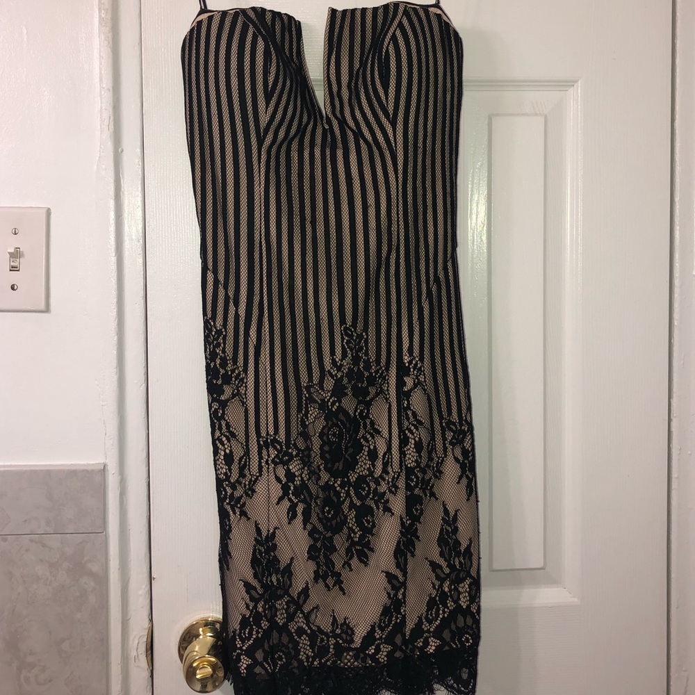 Guess strapless dress